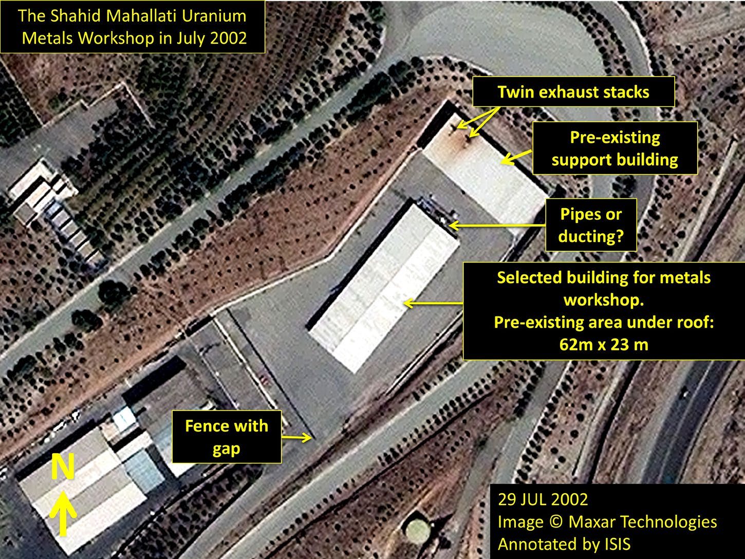 شکل ۵.۴. دستگاه مونتاژ، همراه با صفحه پرتابی، از آرشیو هسته‌ای.