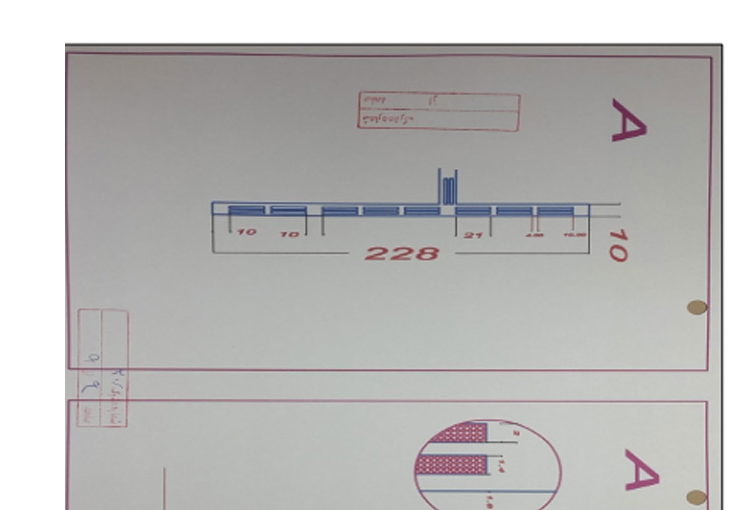 شکل ۸.۲۰. یکی از گزینه‌های بررسی‌شده برای جا دادن آبشارهای سانتریفیوژ در تونل اصلی کارخانه غنی‌سازی.