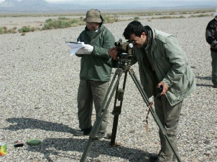 شکل ۹.۱۹. مکان احتمالی نخستین آزمایش انفجار قوی در ۶ فوریه ۲۰۰۳.