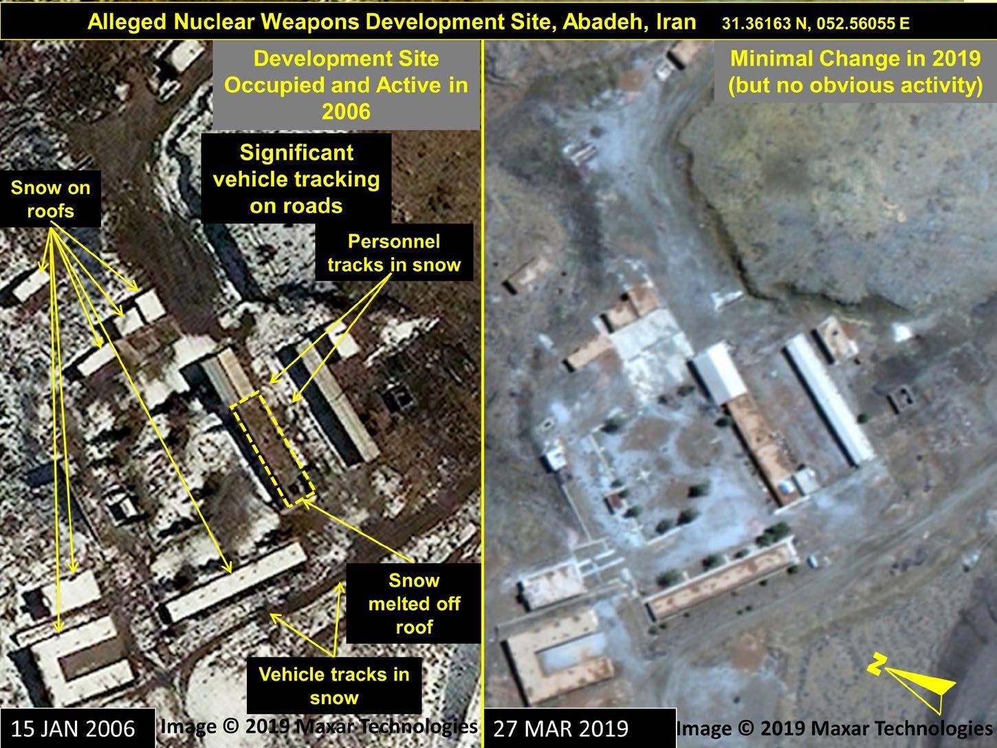 شکل ۱۰.۹. کار تخریب و برچیدن گسترده در تصویر Google Earth مورخ ۲۷ آوریل ۲۰۱۱ به‌وضوح دیده می‌شود.